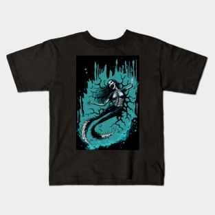 Mörk Borg Bestiary - Siren Kids T-Shirt